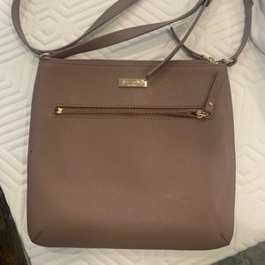 Kate Spade Mauve /  Brown Crossbody Shoulder Bag